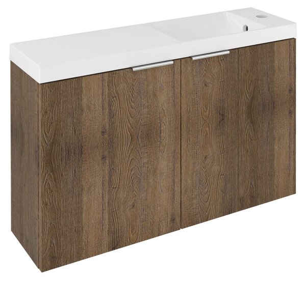 Sapho Sapho, Dulap lavoar LATUS X 78.8x50x22cm, stejar Sherwood, LT110-SET05