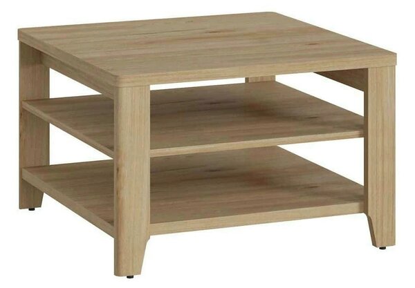 Masuta PARILLA, stejar, PAL laminat, 68x68x44 cm