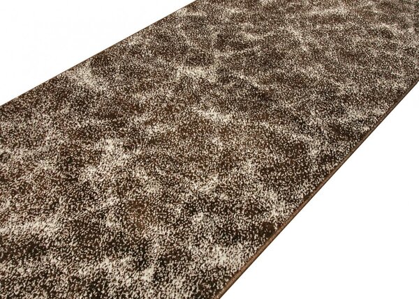 Traversa Hol, Model Cappuccino 16007 13, Festonata, Latime 60 cm, Maro 60 x 300, Maro