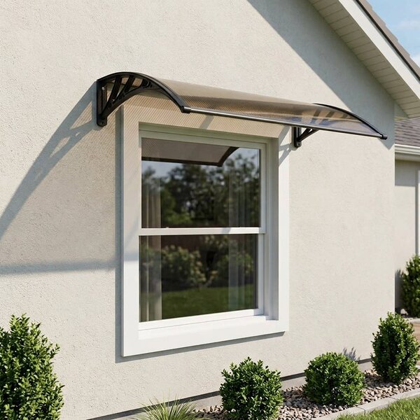 Copertina PREMIUM 40x60 cm, Policarbonat 6 mm, Suporturi din ABS, Negru/Bronz