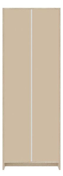Dulap Biblioraft Mobiref cu 4 Polite pentru Depozitare , 70 x 34,5 x 200 cm, PAL Sonoma 18 mm