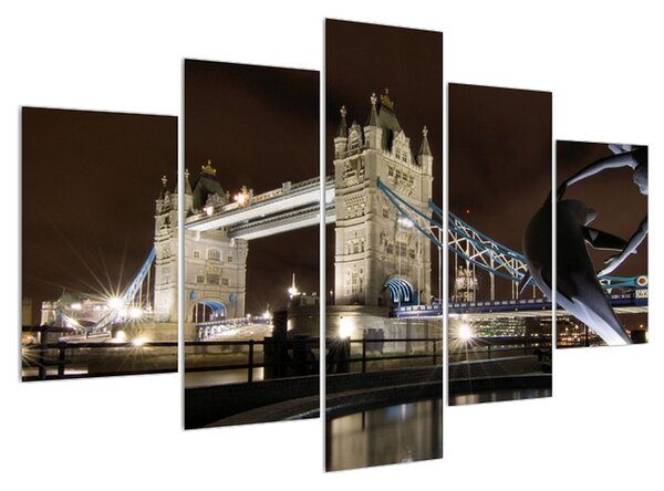 Tablou cu Londra -Tower Bridge (150x105 cm)