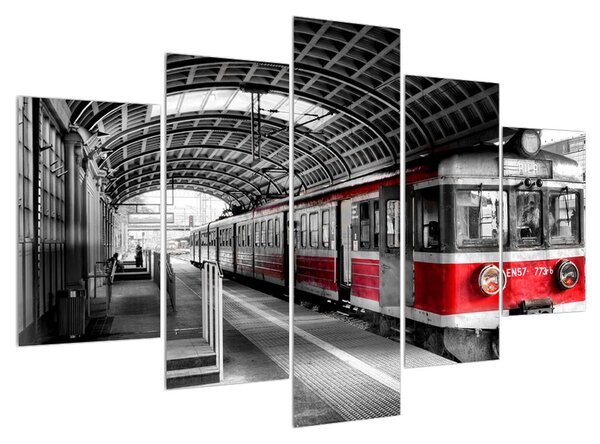 Tablou cu tren istoric (150x105 cm)