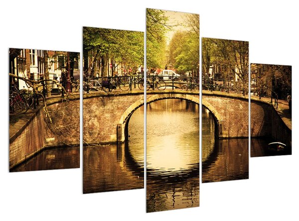 Tablou cu Amsterdam (150x105 cm)