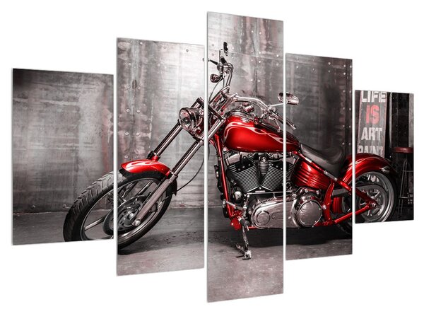 Tablou cu motociclete (150x105 cm)