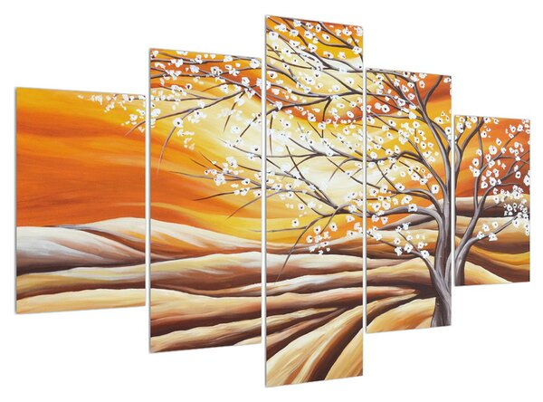 Tablou cu pom înflorit (150x105 cm)