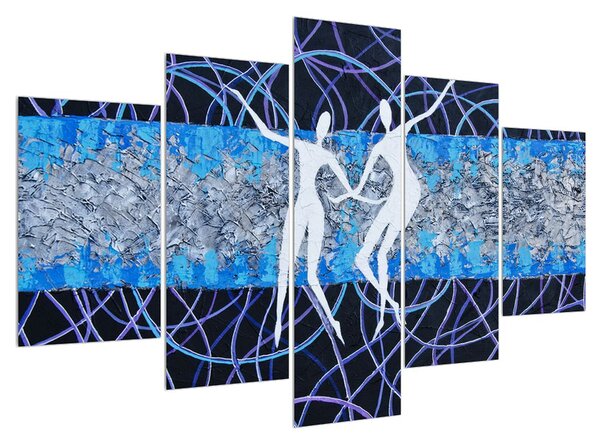 Tablou modern cu dansatori (150x105 cm)