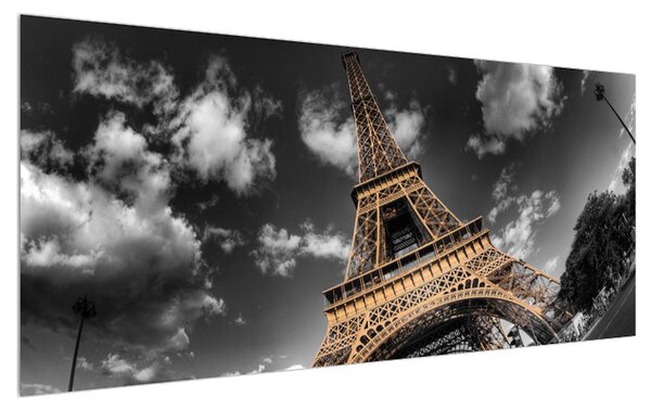 Tablou cu turnul Eiffel (120x50 cm)