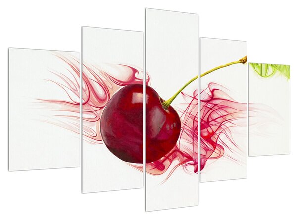 Tablou cu fructe de cireșe (150x105 cm)