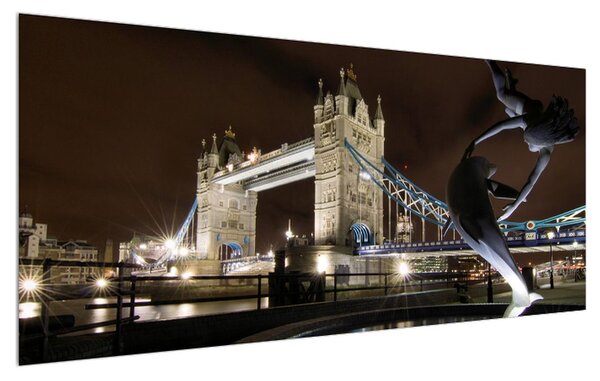 Tablou cu Londra -Tower Bridge (120x50 cm)