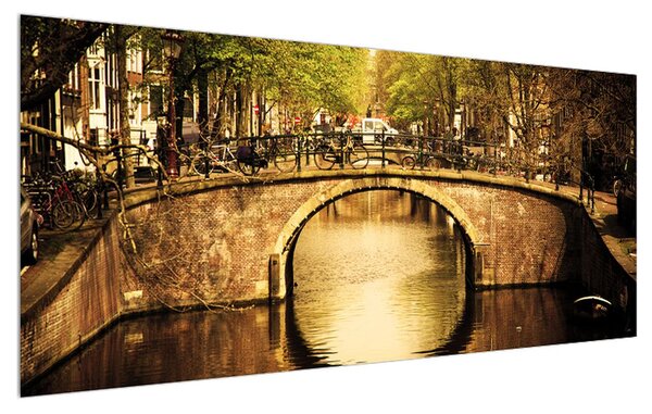 Tablou cu Amsterdam (120x50 cm)