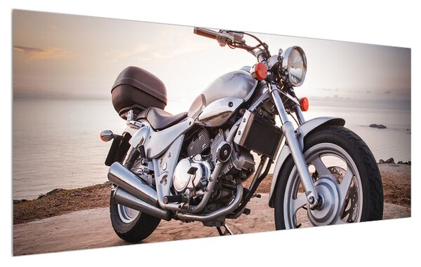 Tablou cu motocicleta (120x50 cm)