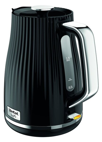 Cană electrică fierbător negru 1,7 l Loft KO250830 – Tefal