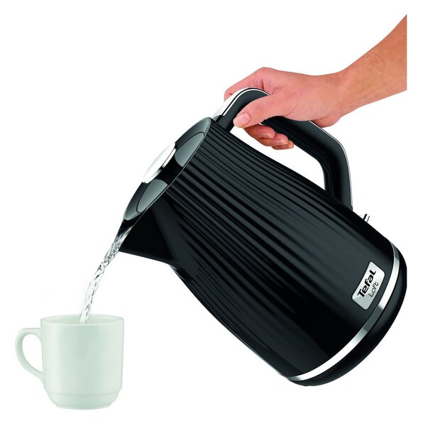 Cană electrică fierbător negru 1,7 l Loft KO250830 – Tefal