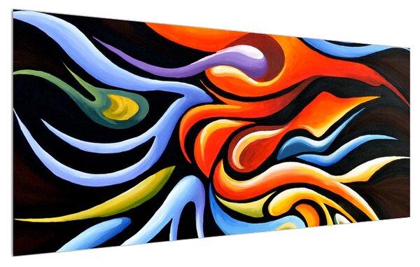 Tablou abstract- pictura (120x50 cm)