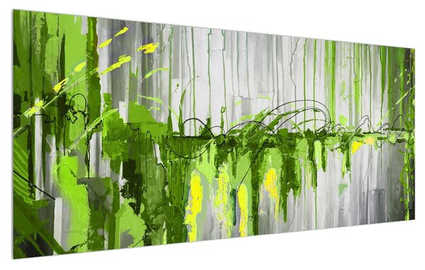 Tablou abstract - pictura (120x50 cm)