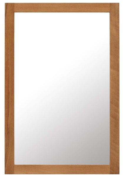Oglindă, 60x90 cm, lemn masiv de stejar