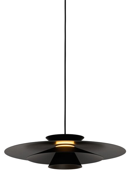 Lampă suspendată design neagră cu LED-uri reglabile în 3 trepte - Pauline