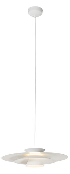 Lampă suspendată de design albă incluzând LED cu dimmer în 3 trepte - Pauline