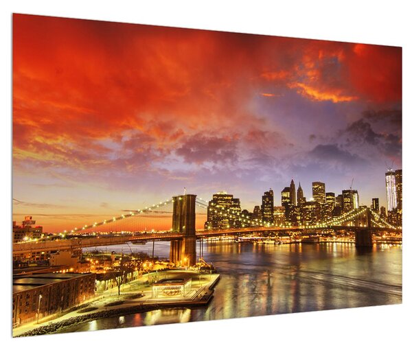 Tablou cu podul Brooklyn (90x60 cm)