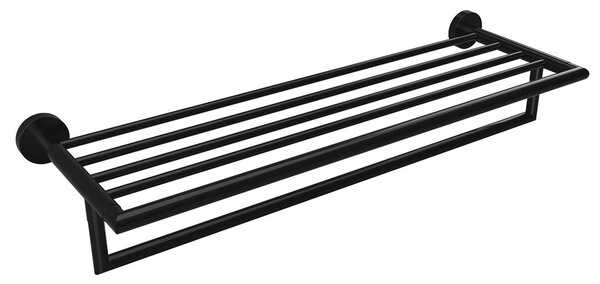 Sapho Sapho, raft prosoape X-ROUND cu bară 500 mm, negru, XR421B
