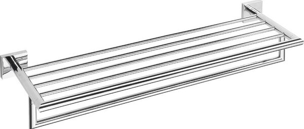 Sapho Sapho, raft prosoape X-SQUARE cu bară 650x110x215mm, crom, XQ601