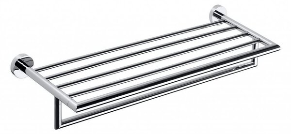 Sapho Sapho, raft prosoape X-ROUND cu bară 650x215x110mm, crom, XR419