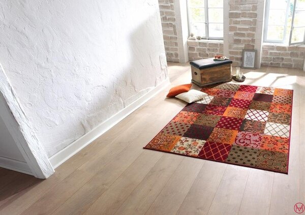 Covor floral rosu 160/230 cm