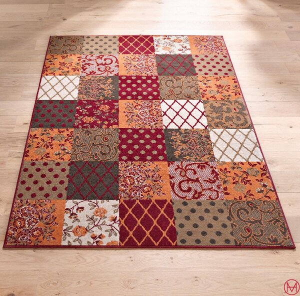 Covor floral rosu 160/230 cm