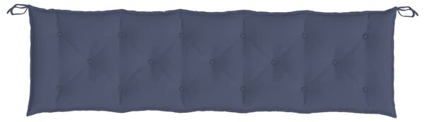 Pernă bancă de grădină, bleumarin, 180x50x7cm, textil oxford