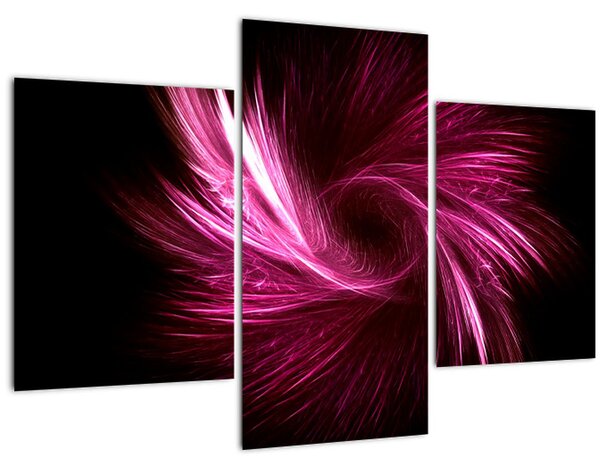 Tablou - abstracția în roz (90x60 cm)
