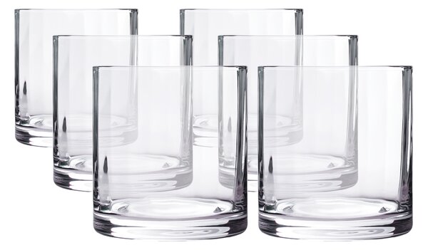 KONDELA Pahare pentru whisky/apă, set de 6, 350 ml, transparente, GRANITY TIP 4