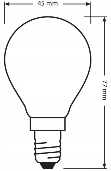 Set de 3 becuri LED BASE CLASSIC FILAMENT E14/5,9W/230V 4000K - Osram