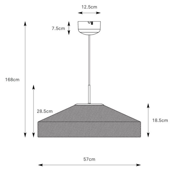 Markslöjd 108955 - Lampă suspendată pe cablu ALIA 1xE27/60W/230V in/negru