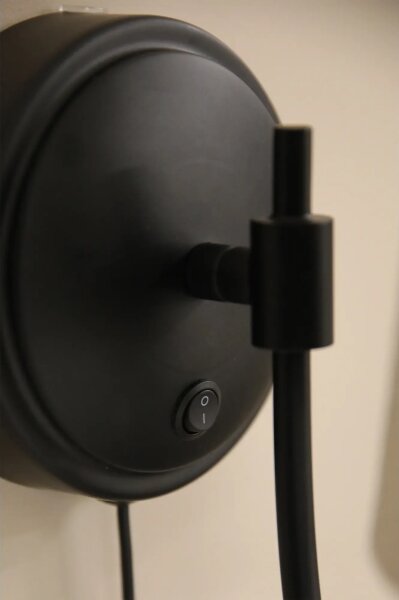 Markslöjd 108907 - Lampă de perete AMAR 1xE14/40W/230V in/negru
