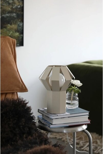 Markslöjd 109147 - Lampă de masă OCTA 1xE27/60W/230V crem