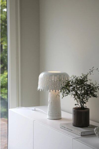 Markslöjd 109006 - Lampă de masă VERBERA 1xE14/40W/230V albă