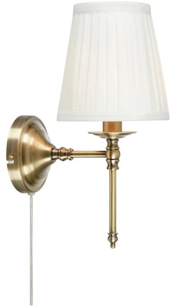 Markslöjd 108968 - Lampă de perete MANOR 1xE14/40W/230V albă/alamă