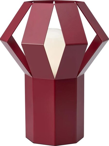 Markslöjd 109150 - Lampă de masă OCTA 1xE27/60W/230V vișinie