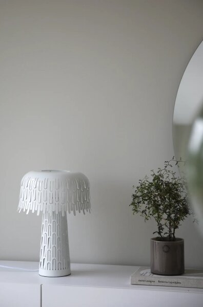 Markslöjd 109006 - Lampă de masă VERBERA 1xE14/40W/230V albă