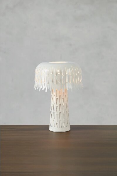 Markslöjd 109006 - Lampă de masă VERBERA 1xE14/40W/230V albă