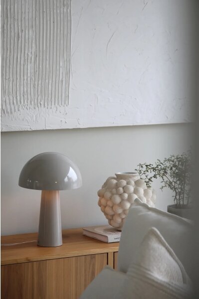 Markslöjd 108993 - Lampă de masă MANTAR 1xE14/40W/230V gri