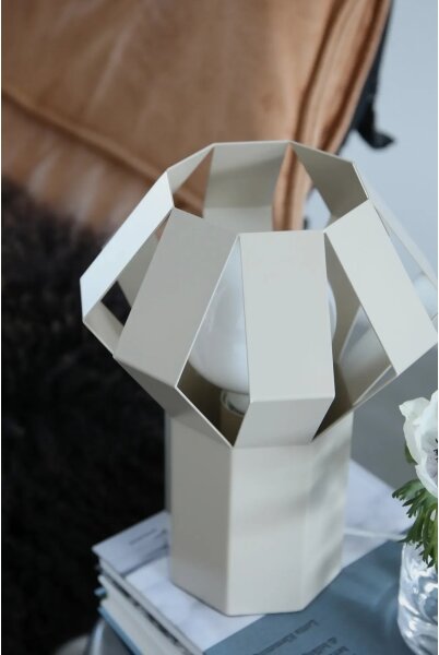 Markslöjd 109147 - Lampă de masă OCTA 1xE27/60W/230V crem