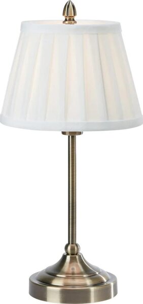 Markslöjd 108973 - Lampă de masă OXFORD 1xE14/40W/230V alb/alamă