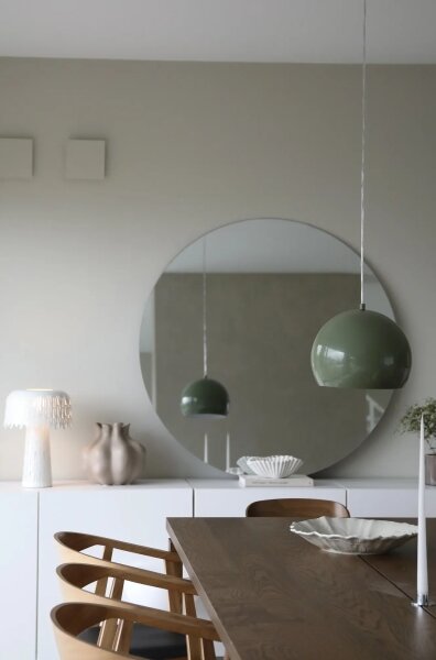 Markslöjd 108988 - Lampă suspendată pe cablu POP 1xE27/40W/230V, diam. 28 cm, verde