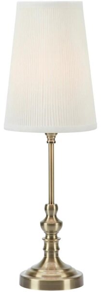 Markslöjd 108969 - Lampă de masă NOBLE 1xE14/40W/230V 56 cm albă/alamă
