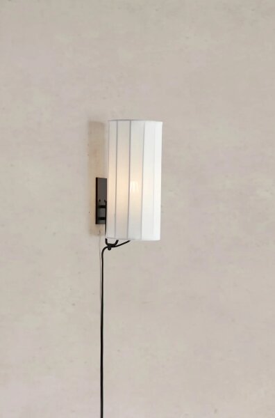 Markslöjd 108960 - Lampă de perete HIKARI 1xE27/60W/230V alb/negru