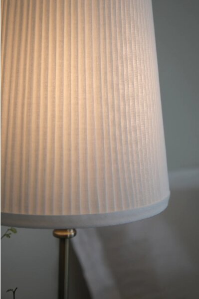 Markslöjd 108969 - Lampă de masă NOBLE 1xE14/40W/230V 56 cm albă/alamă
