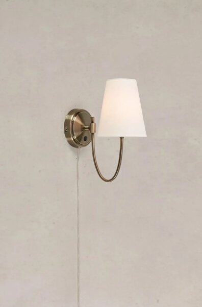 Markslöjd 108908 - Aplică de perete AMAR 1xE14/40W/230V albă/alamă
