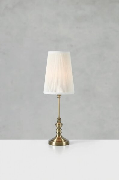 Markslöjd 108969 - Lampă de masă NOBLE 1xE14/40W/230V 56 cm albă/alamă
